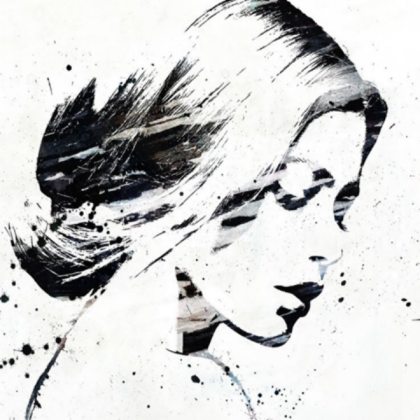 black and white girl art Roblox decal
