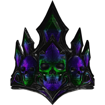 Poisoned Skull Crown Roblox item