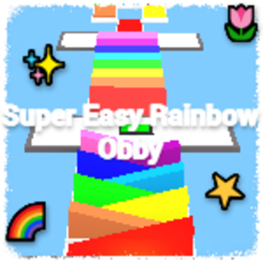 🌈Супер легкий радужный обби🌈 40+ Stages!