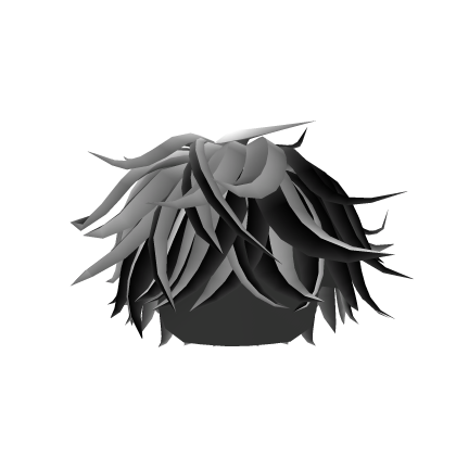 White & Black Fluffy Hair thumbnail