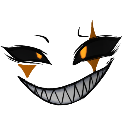 Smiling Jester Face Orange Roblox item