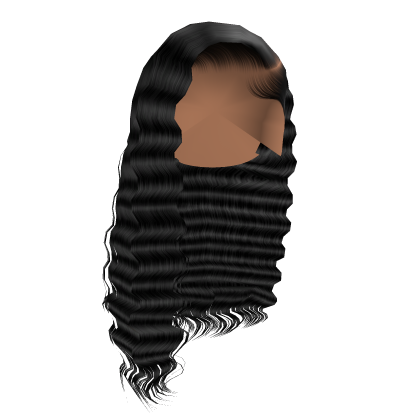 Crimped Side Part [Black]