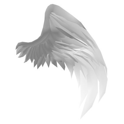 Left White Half Angel Wing - Roblox
