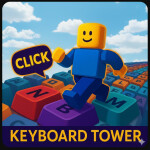🌈 Rainbow Clicky Keyboard Tower 🌈