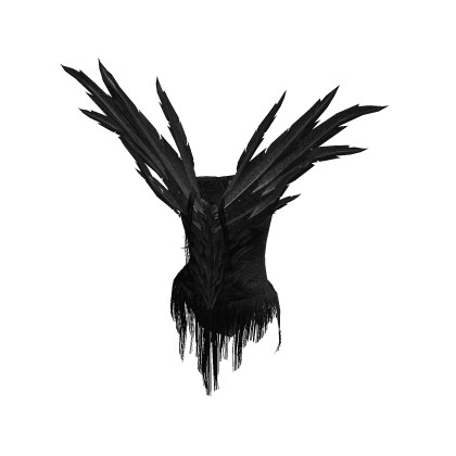LALISA: BORN AGAIN Black Feather Dress