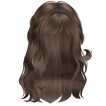 ♡ Wispy Loose Braided Hair (Brown) thumbnail