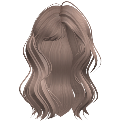 Cute Wispy Bangs Wavy Hair (Brown) Roblox item