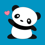 sunset panda