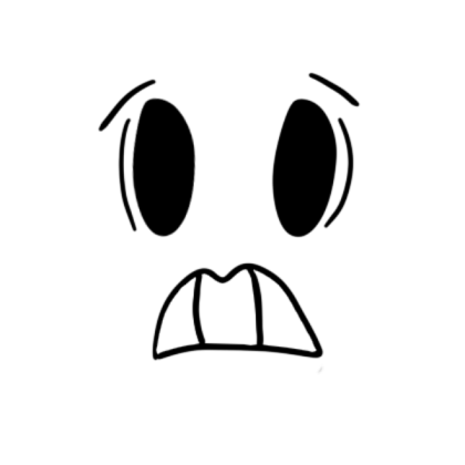 Scared face Roblox decal