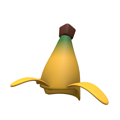 Banana Top Hat Quirky Retro Yellow Roblox item