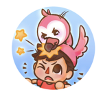 De flamingo peeps