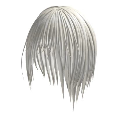 [신: messy anime emo white boy hair Roblox item