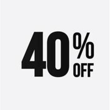 Save 40% off purchases