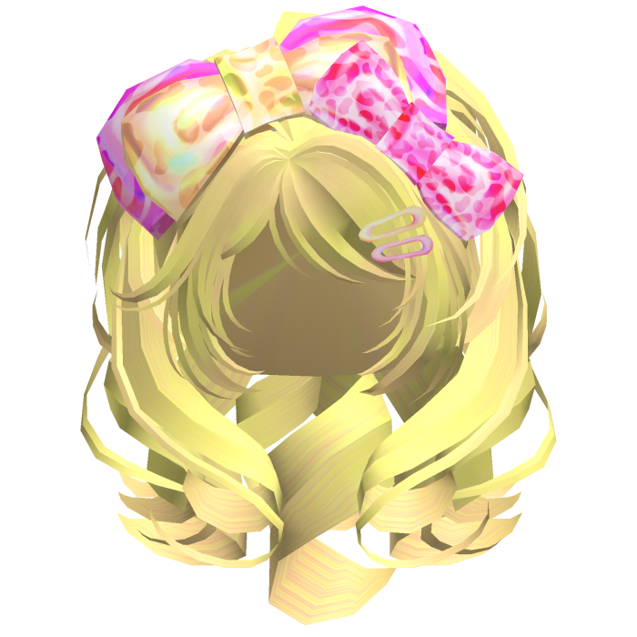 Gyaru Agejo Volumnious with Bow Pastel Yellow