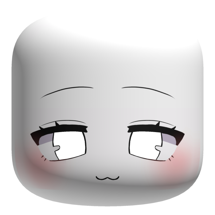 Playful Chibi Doll Face (Eye Recolorable)