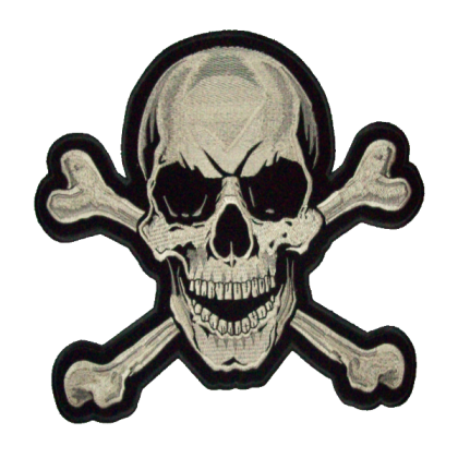 Skull & Crossbones [Transparent Back] Roblox decal