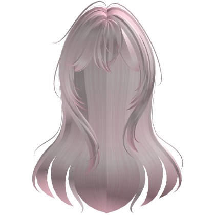 Pastel Pink Messy Anime Long Hair
