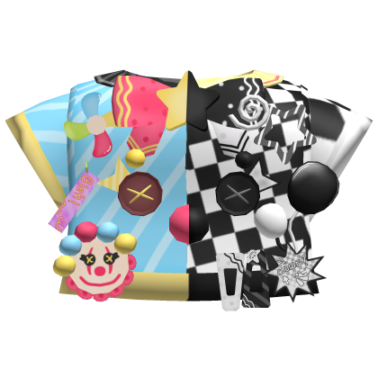 Dual clowncore harajuku shirt