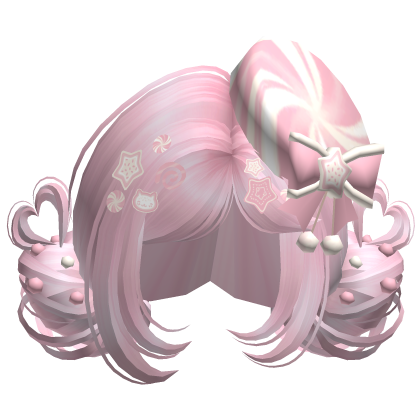 ♡ Christmas Candycane Buns (Pink)