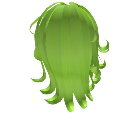 Gyaru Bouncy Layered Curls Neon Green