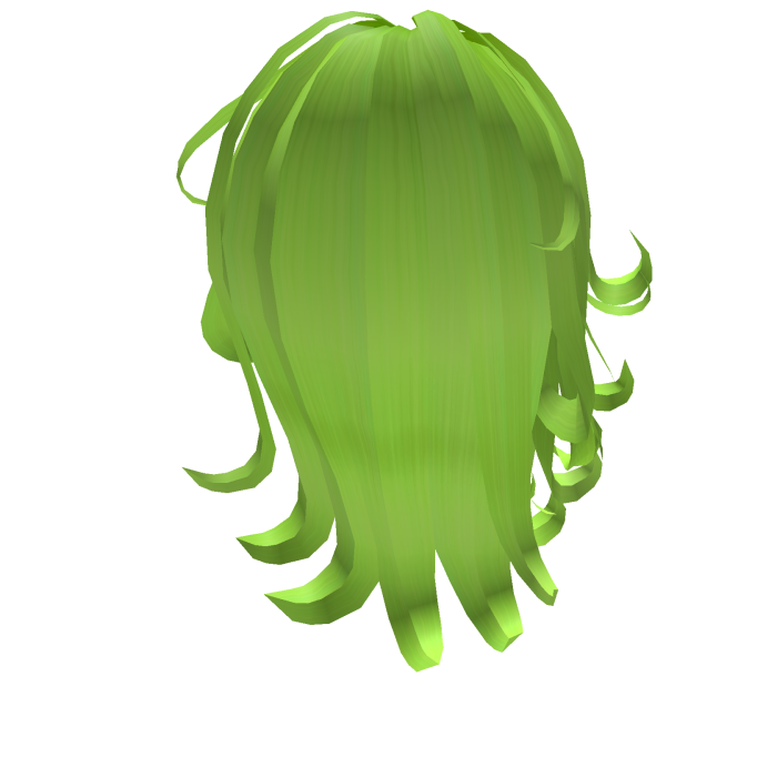 Gyaru Bouncy Layered Curls Neon Green