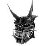 Oni White Skull Helmet