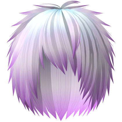 Vkei Scene Blue Purple Long Emo boy hair Roblox item