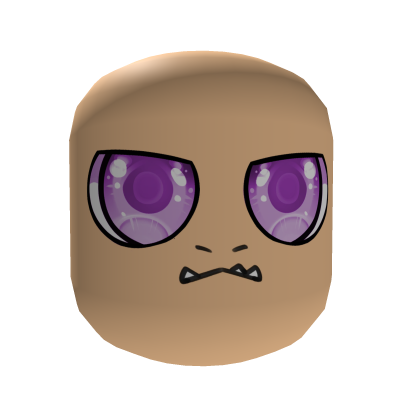 Grr Face Mask || Purple Variant || Light Tone Roblox item