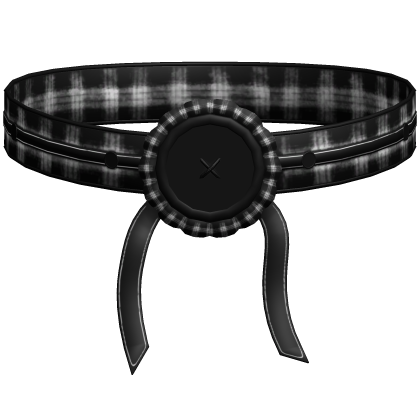 ♱ gothic button choker in black Roblox item