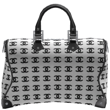 Luxury CC Duffel Designer Purse Bag (on Head)