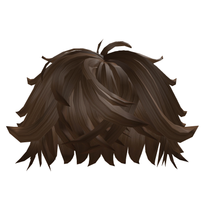 Swept Fluffy Messy Brown Hair thumbnail