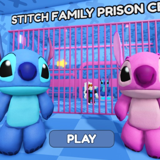 STITCH FAMILY'S PRISON RUN! (Obby) official Roblox game thumbnail