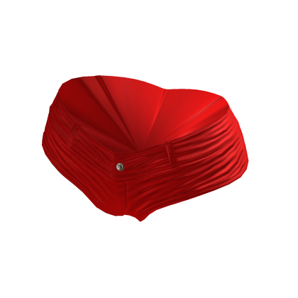 🔴✅Red Latex Mini shorts✅🔴 Hotpants thumbnail