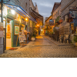 The old city...