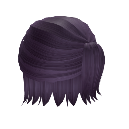 Purple Cheap Pulled Ponytail with Short Hair Roblox item