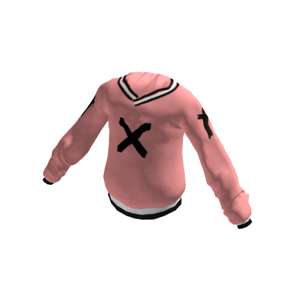 X Black Pink Cross Hoodie ✔️ thumbnail