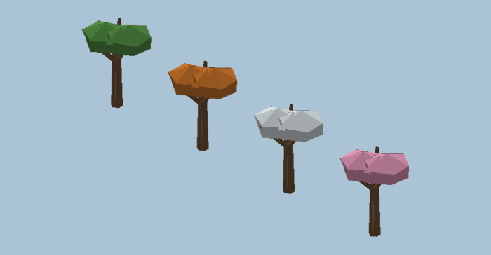 Low Poly Tree Generator preview 4
