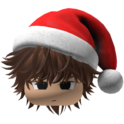 fluffy hair Christmas beret hat (brown)