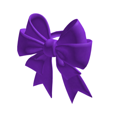 Purple Ribbon Bow (for Korblox)