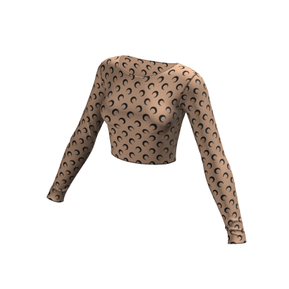 ☆ beige moon jersey top longsleeve thumbnail