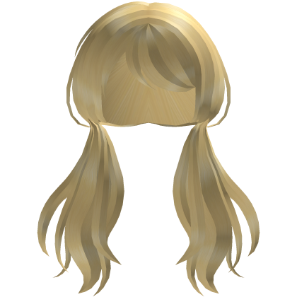  ‧ ˚ ♡ cute blonde anime dollie twin pigtails Roblox item