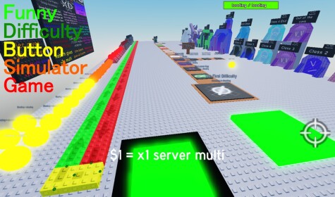 Funny Difficulty Button Simulator Game