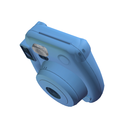 Holdable Blue Instant Film Camera
