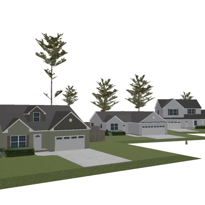 Suburban Housing Pack (3 Houses - Customizable)