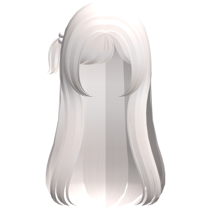  ♡ ⋮ long silky light blonde hair w/ side pony ♡ Roblox item