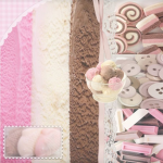 ୨୧ : Ice cream ribbons