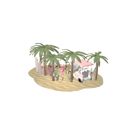 tropical golfing