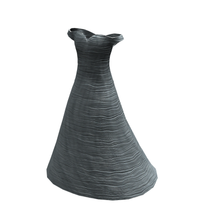 Silver Wavy Layers Gala Dress thumbnail
