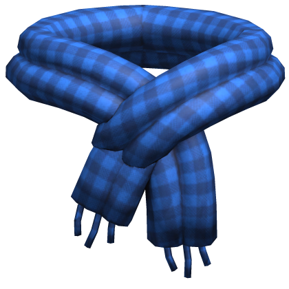Blue Plaid Scarf 1.0
