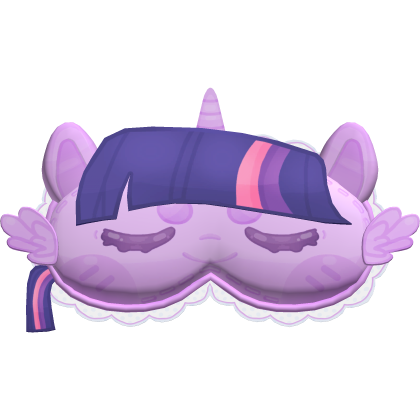 cute purple pony cosplay twilight sleep mask